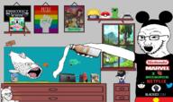animal anime arm baby bbc black_lives_matter blacked bottle cat clothes concerned cuck disney duck ear fish flag forehead_protector frog frown funko_pop glasses hand holding_bottle holding_object holding_soylent i_love joe_biden konohagakure_symbol lgbt mickey_mouse minecraft multiple_soyjaks naruto_(series) netflix nintendo nintendo_switch open_mouth pepe plastic_bottle playstation pokemon raised_fist_(symbol) reddit redditard rick_and_morty science sony soy soy_milk soyjak soylent soylent_bottle stubble tail tongue tranny twitter tyrone variant:a24_slowburn_soyjak variant:soyak variant:soyfish video_game // 1669x991 // 1.3MB