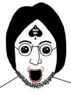 eyebrows forehead_lines glasses hair nose oh_my_god_she_is_so_attractive open_mouth queen_of_spades soyjak stubble variant:lennonjak // 144x192 // 24.5KB