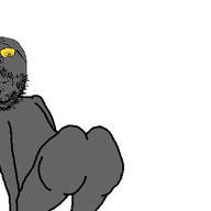 animated ass closed_mouth glasses grey_skin smile soot soot_colors soyjak soyjak_party stubble twerk variant:gapejak yo_mama // 600x338 // 16.9KB