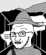 Alter_Ego clothes glasses hat nigger open_mouth passage poop_and_niggers_dying scared text thought_bubble variant:soyak video_game // 1008x1200 // 57.9KB