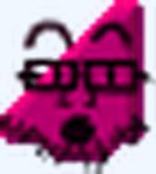 edit eyes glasses magenta_skin mario mouth_open stubble triangle triangular_block_(super_mario_world) variant:nojak // 26x29 // 1.3KB