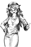 artist:sleep_chvd avengers beanie black_and_white drawing glasses looking_at_you variant:soytan white_background // 1000x1488 // 90.4KB