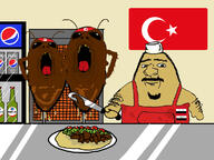 arab beard clothes cockroach country flag flag:turkiye food hair hairy hat iraq kebab mustache pepsi refrigerator soda syria turkiye turkroach variant:ishish_soyak_ears variant:phillip // 1134x850 // 543.9KB