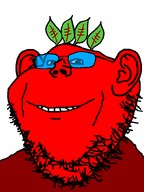 beard broot broot_(user) glasses hairy leaf red_skin stubble variant:gapejak variant:impish_soyak_ears // 598x800 // 22.4KB