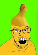 Bananaeater banana bug eater flipaclip green_screen soyjak variant:feraljak // 766x1117 // 341.0KB