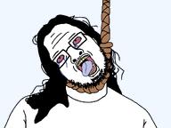 ack bloodshot_eyes clothes crying faggot glasses hair hanging long_hair nigger_lips noose open_mouth pedophile redraw retard rope rotten_teeth skajyos stubble subhuman suicide template tongue variant:skajyosjak white_shirt white_skin // 1114x835 // 27.3KB