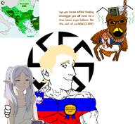 SLOVENIA_WON ack ak-47 anime aryan award balkan balkans buff deformed flag:serbia flag:slovenia frieren goat hanged hanging islam looking_at_you map meta:op_should_kill_himself mudslime muzzie open_mouth quran roach rope serbia shitnobodycaresabout shitskin slavic slovenia stubble subvariant:pajeetaryan text tranime_girl variant:feraljak variant:pajeetjak yellow_teeth // 1783x1634 // 1.2MB