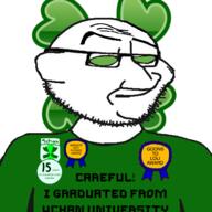 4chan anime award badge beard careful eyebrow forehead_lines glasses graduate great_cuckset hair lolicon merge oldfag reddit_university smug university variant:smugjak variant:unijak wholesome yotsoyba // 459x460 // 117.0KB