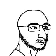 clothes glasses jewish_nose mustache soyjak stubble variant:unknown yanderedev // 500x500 // 5.0KB