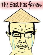 asia asian closed_eyes closed_mouth clothes crying hair hat the_east_has_fallen the_east_has_farren the_west_has_fallen variant:chudjak // 768x986 // 158.4KB