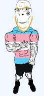 aryan closed_mouth glasses smile subvariant:unbotheredchud tengrism tranny tvrkaryan variant:cobson // 588x1268 // 39.7KB