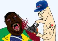 ack american_football americaryan arm aryan beheaded beheading black_skin blond blonde_hair_ blood blood_spray bloodshot_eyes blue_eyes brazil brown_skin buff buffalo_bills chest_hair clothes crying dunchenman_(user) facial_hair fat flag flag:brazil football germanic glasses goatee gore hair hand hat i_heart_ny murder muscles mustache naked neutral new_york nipple red_eyes rotten_teeth rotting_teeth shirtless shirts sports stern subvariant:chainsaw_bernd upper_body upper_torso variant:bernd variant:chudjak vein veiny white_skin // 1238x880 // 368.4KB