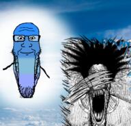 calm schizo schizophrenia sky subvariant:schizojak variant:markiplier_soyjak // 1388x1333 // 1.6MB