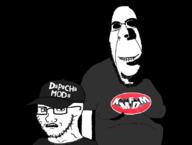 clothes creepy dark depeche_mode electronic_music hat industrial_(music) kmfdm rock scared subvariant:hornyson tshirt variant:cobson variant:soyak // 833x628 // 107.6KB