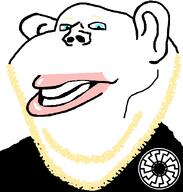 a10_eyes aryan black_shirt blue_eyes ear eyebrows lips looking_at_you nose series:aryan_soyjaks sonnenrad stubble subvariant:impish_ameriaryan subvariant:impish_amerimutt variant:impish_soyak_ears white_skin white_teeth // 598x628 // 30.1KB