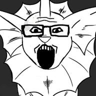 eeveelution fin glasses kanto monster pokemon snout soyjak vaporeon variant:markiplier_soyjak // 800x800 // 113.6KB