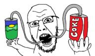 can coca_cola coke drink drinking drinking_straw floating glasses hand levittating looking_at_you soda soyjak sprite sproke straw stubble subvariant:yurjak_double telekinesis variant:yurjak // 750x442 // 18.9KB