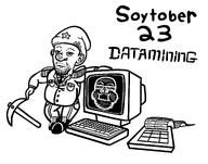 2soyjaks art artist:wauwboer black_and_white closed_mouth clothes communism computer datamining drawfag drawing ear glasses gnome meta:soytober meta:soytober2024 pickaxe shoe star stubble suit variant:a24_slowburn_soyjak variant:kuzjak // 1805x1417 // 177.7KB