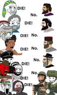 antifa arab babylon beard bloodshot_eyes brain clothes communism crying egypt hat helmet history idf israel jewish_nose judaism kippah nazi_germany nazism nordic_chad pharaoh roman_empire roman_legionary_helmet seething soviet_union stretched_mouth swastika variant:soyak variant:wojak yatagan // 1080x1800 // 214.7KB