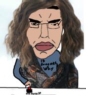 13_reasons_why arm button closed_mouth clothes glasses hair hand soyjak subvariant:pol_face suicide text variant:chudjak white_skin // 615x680 // 450.2KB