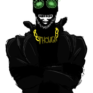 art black_skin jacket jewelry medallion oekaki open_mouth soyjak stubble thougher variant:soyak // 1055x1405 // 271.5KB