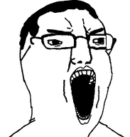 aliased glasses hair open_mouth subvariant:yellcel template transparent_background variant:chudjak // 703x736 // 11.7KB