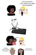 aryan baby black_skin bleached blond cr curly_hair interracial mutt queen_of_hearts racemixing shitskin sign subvariant:wewjak text truth_nuke variant:chudjak variant:cobson variant:soyak white_skin wmbf // 1633x2449 // 1.1MB
