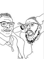 2soyjaks glasses kamala_harris meta:tagme open_mouth template variant:two_kamalajaks // 1096x1454 // 158.9KB