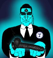 background bbc clothes dildo earpiece gill_koyim_(namefag) glasses glowing hand hat jewish_nose judaism kippah meta:namefags mossad queen_of_spades showing_something subvariant:perceptive_chud suit suit_and_tie tinted_glasses variant:chudjak // 1173x1296 // 453.6KB