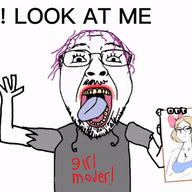 2soyjaks ack animated arm bloodshot_eyes clothes crying girlmoder glasses hanging holding_object lipstick mustache open_mouth purple_hair rope soyjak stubble subvariant:soylita text tongue tranny variant:bernd variant:gapejak // 600x338 // 663.4KB