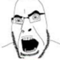 angry distorted glasses microjak open_mouth soyjak stubble variant:cobson // 93x93 // 4.9KB