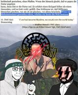 irl_background islam islamic national_socialism nazism subvariant:soyak_(irritated) thunderbolts variant:chudjak variant:soyak wwii // 902x1094 // 1.2MB