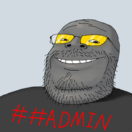 ##admin i 4chan admin glasses smile soot soyjak_party stubble variant:gapejak // 400x400 // 39.2KB