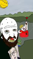 cemetery grave hanging lake noose pepe pointing pointing_at_object rope russia samara soldier soviet_flag soviet_soldier soviet_uniform soviet_union variant:bernd variant:nojak vladimir_putin // 720x1280 // 272.4KB