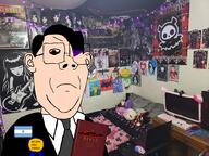 artist:sabiopajin award bible emo_hair eyebags eyeshadow flag:argentina garf_(user) goth meta:i_dont_know_how_to_tag meta:tagme namefag_drama room variant:protestantjak // 2048x1536 // 3.2MB
