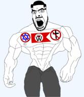 ben_klassen buff christianity creativity_movement cross judaism mustache religion shirtless star_of_david variant:cobson // 1509x1757 // 624.5KB