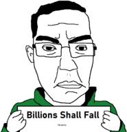 angry chud closed_mouth ear glasses hair hand holding_object millions_must_die redraw text variant:chudjak // 721x748 // 20.9KB