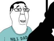 2soyjaks clothes father glasses hair hanging happy rope smile soyjak suicide text tragedyjakking variant:chudjak variant:kuzjak // 1000x750 // 63.8KB