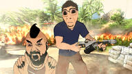 beard black_nails blue_shirt blue_sky boulder brown_pants burning drugs far_cry far_cry_3 fire flamethrower fog glasses grass high island jason_brody logs mohawk mountain necklace palm_tree plant plantation plants red_tanktop red_top sand scar skrillex slutson smoke smoking someordinarygamers stubble subvariant:hornyson subvariant:hydrocephason subvariant:slutson tropical vaas variant:cobson video_game weed // 1920x1080 // 2.3MB
