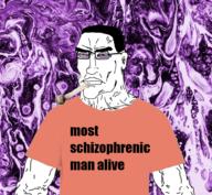 crackpipe hallucination schizo schizophrenia smoking subvariant:perceptive_chud t-shirt variant:chudjak // 952x878 // 1.2MB