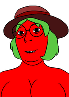 Fembroot broot clothes female femjak glasses green_hair hat horny looking_at_you meta:namefags red_hat red_skin series:foidjaks subvariant:female_cobson variant:cobson woman // 962x1344 // 26.8KB