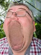 bernd_schmidt glasses irl no_eyes no_mouth photo realistic scary series:irl_soyjaks variant:gapejak // 810x1080 // 270.6KB