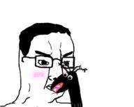 blush braids closed_mouth glasses googly_eyes kiss sockpuppet tongue variant:chudjak // 978x782 // 128.8KB