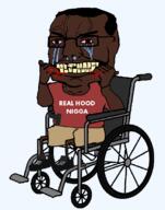 angry artist:doedoedoe big_boy black black_air_forces black_skin bloodshot_eyes chud cripple hair meta:tagme nigger rage seething shoe stupid subvariant:big-boy variant:chudjak wheelchair // 895x1136 // 46.8KB