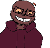 beefsoup_(user) eyes glasses lost_media meta:namefags no_nose recreated_media sans smile stubble undertale variant:sansjak // 900x874 // 101.2KB