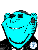 blue_skin clothes ear epx7fclhdrp_(namefag) fundamental_paper_education gill_koyim_(namefag) glasses hat israel jewish_nose judaism miss_circle mossad smile stubble suit tinted_glasses transparent_background trend:glowie variant:impish_soyak_ears yamaka // 598x800 // 69.3KB