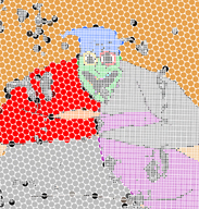 deformed dithering ditherjak glasses jackson_pollock stubble trend:colorjak variant:blartjak // 876x921 // 374.4KB