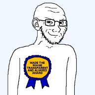 aliased arm award bald closed_mouth ear glasses looking_at_you smile smirk smug soyjak stubble subvariant:soyak_(smug) subvariant:soyak_ears transparent_background variant:soyak // 600x600 // 10.8KB