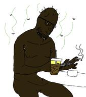 cigarette faggot fat gay glasses meta:leaky mobile neckbeard obese phone retard shitskin soyboy soyjak variant:unknown // 1942x2190 // 525.0KB