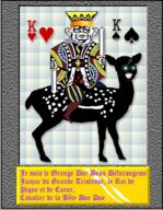 2soyjaks baby beard black_skin closed_mouth clothes crown deformed doe ear food foodjak french_text frown fruit glowing_eyes green_eyes hat heart king mustache orange playing_card sad soyjak spade subvariant:jacobson subvariant:soyak_(crazed) sword text thougher variant:a24_slowburn_soyjak variant:soyak // 1584x2048 // 2.5MB